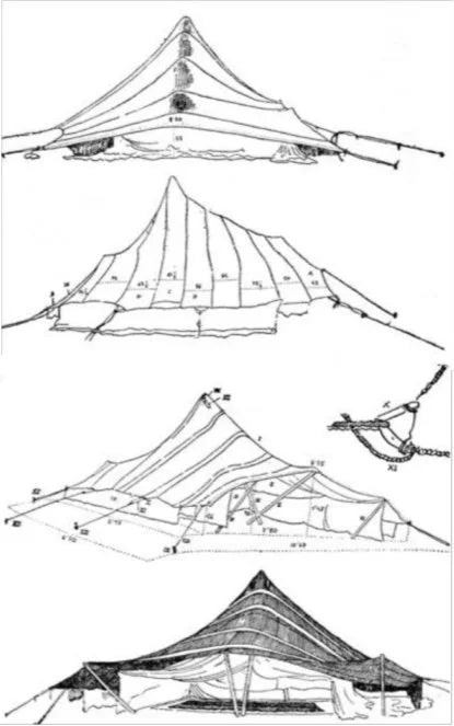 Camel Hair Tent Hamar Structure