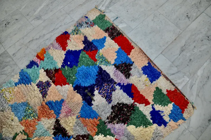 Boucherouite Berber Rug (BR12) - photo 1
