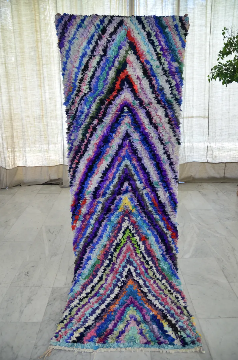 Boucherouite Berber Rug (BR13) - photo 3
