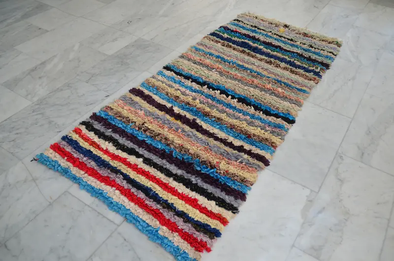 Boucherouite Berber Rug (BR4) - photo 1