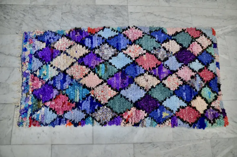 Boucherouite Berber Rug (BR7) - photo 1