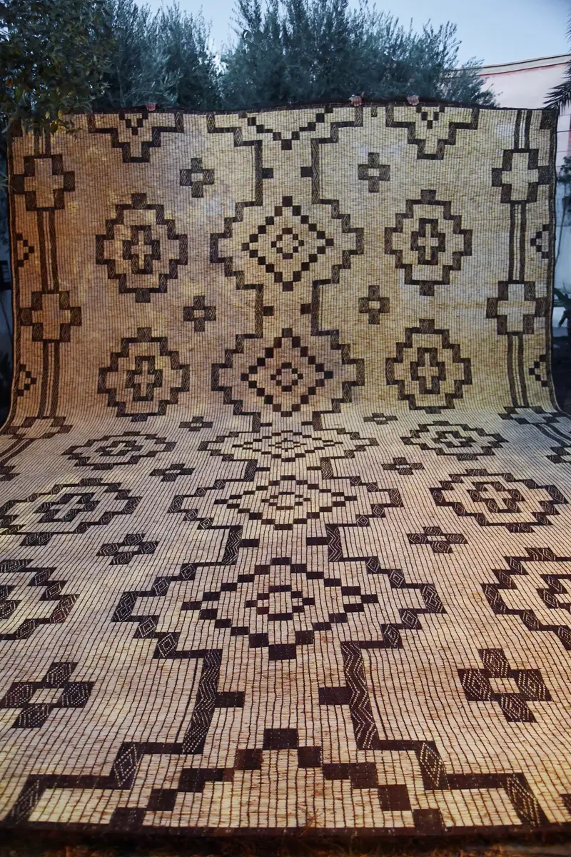 Tin Hinan — Vintage Tuareg Mat (C2T1) - photo 1