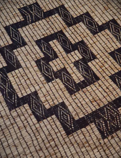 Tin Hinan — Vintage Tuareg Mat (C2T1)
