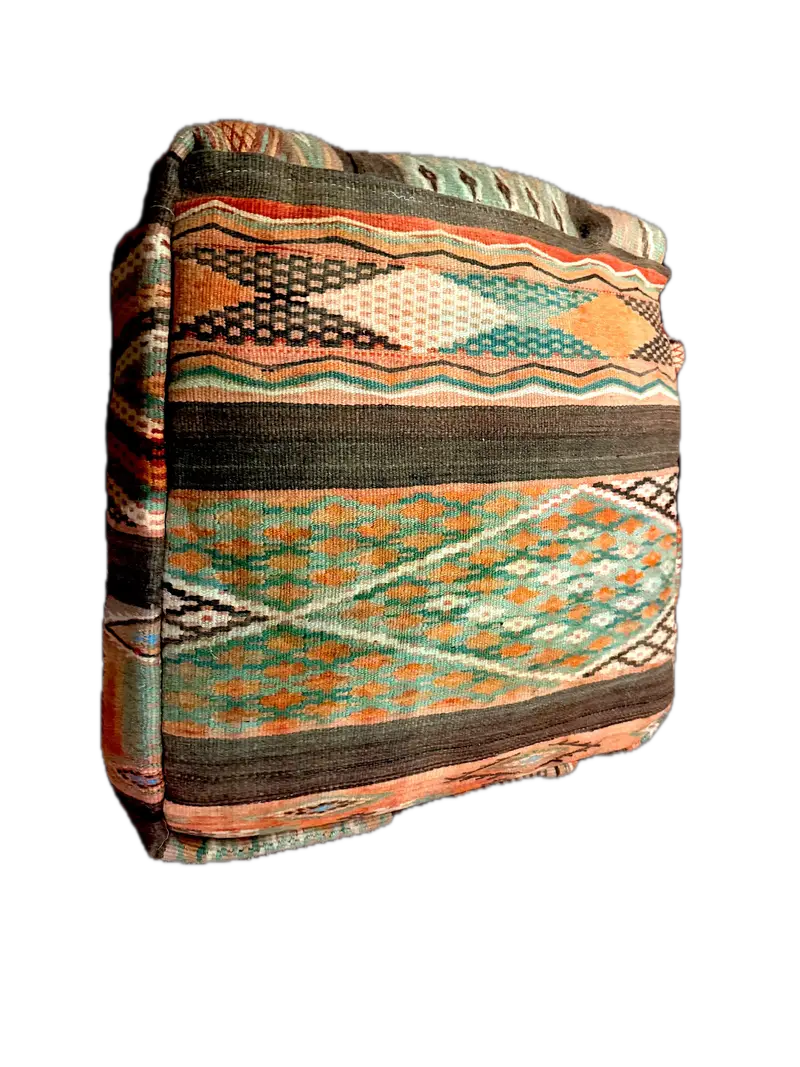 Kilim Berber Pouf (RP10) - photo 1